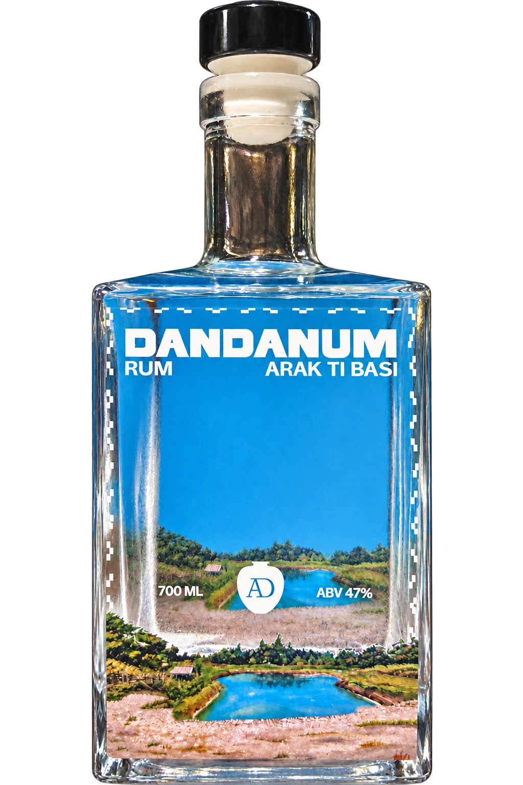 Dandanum single origin rum bottle by Amianan Spirits